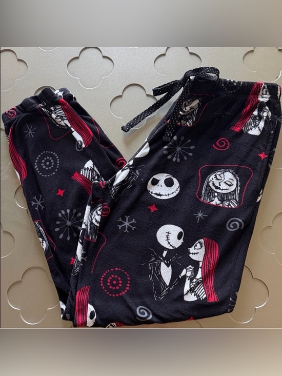 Disney Other - DISNEY THE NIGHTMARE BEFORE CHRISTMAS Cozy Fleece Joggers Pajama Pant Womens S